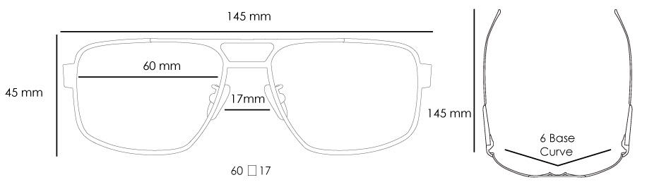 Product dimensions