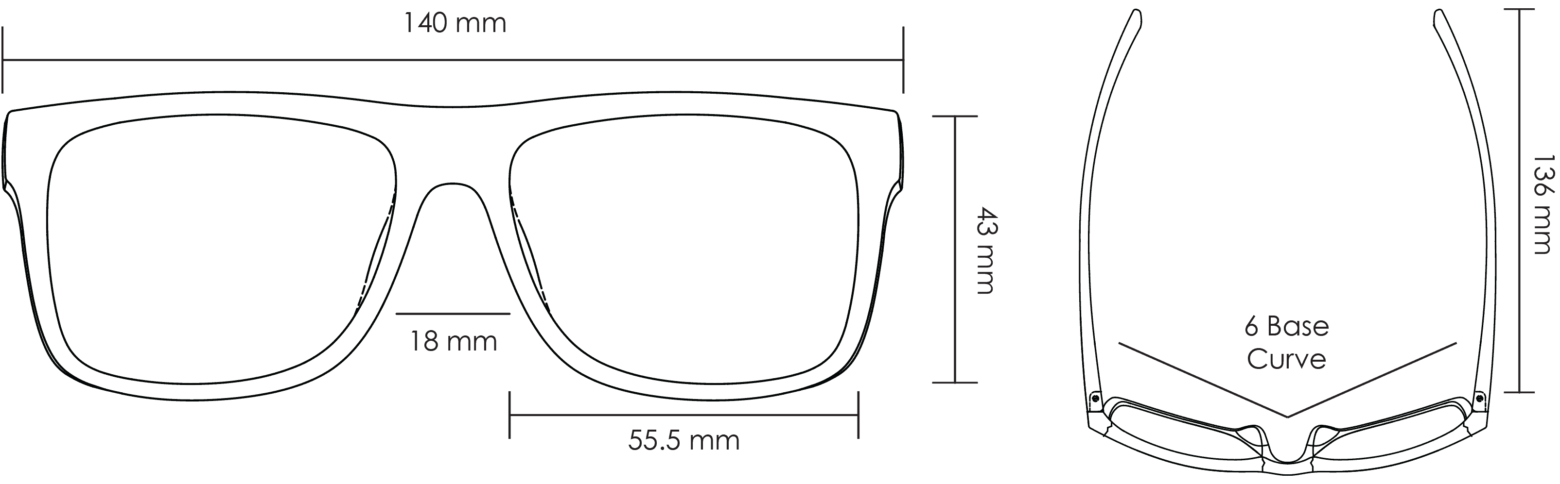 Product dimensions