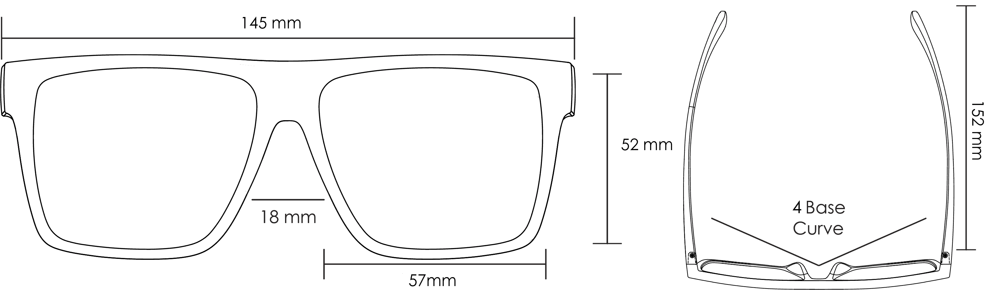 Product dimensions