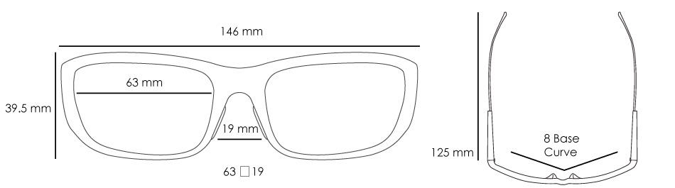 Product dimensions