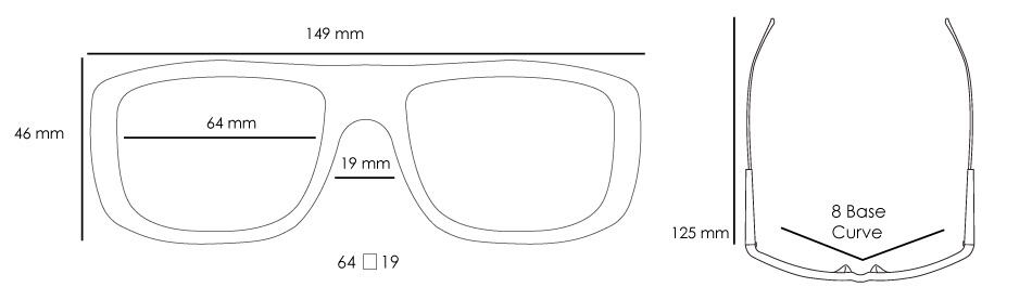 Product dimensions