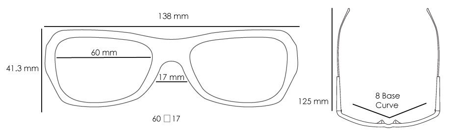 Product dimensions