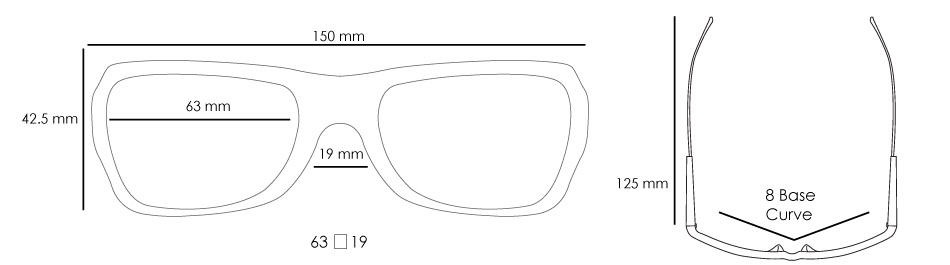 Product dimensions